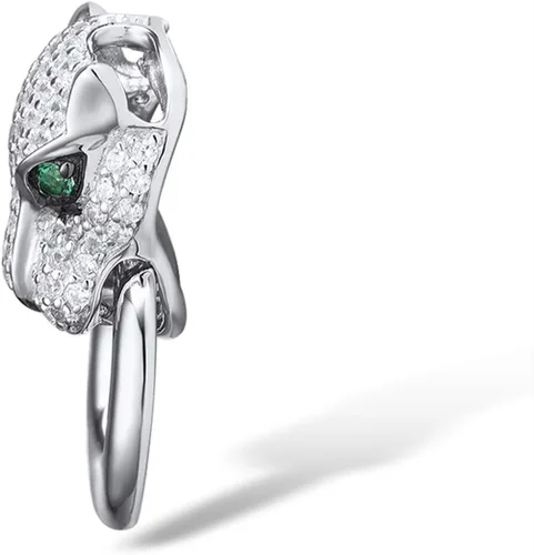 Vista 3 de Santuzza Colgante de plata de ley 925 con piedras preciosas animales para mujer