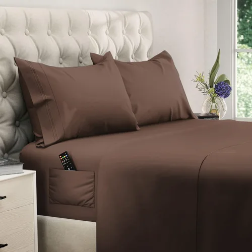 Vista 19 de DREAMCARE - Juego de sábanas de tamaño individual XL, 3 piezas, refrescantes, extralargas, suaves y duraderas de 100% poliéster de microfibra