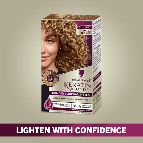 Vista 76 de Schwarzkopf Keratin - Tinte para el cabello rubio, 7.0 rubio ceniza oscuro, coloración permanente de calidad profesional, sistema de refuerzo