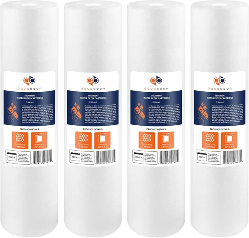 Vista 6 de Aquaboon Cartucho de repuesto de filtro de agua de sedimentos de 1 micrón, 20 x 4.5, filtración de sedimentos para toda la casa, compatible