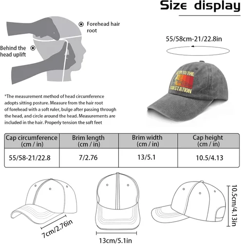 Vista 3 de devor Hats Take Him to The Train Station Baseball Cap, Funny Hat for Women