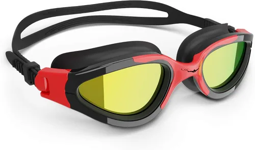 Vista 9 de AqtivAqua Gafas de natación PDX de visión amplia para adultos, hombres y mujeres, antivaho sin fugas