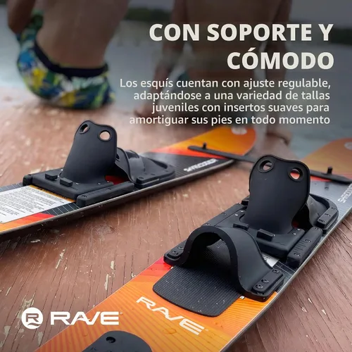 Vista 4 de RAVE Sports Jr. Shredder - Esquís acuáticos juveniles