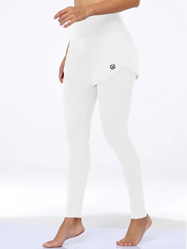 Vista 2 de Neleus - Mallas de yoga para mujer con 2 bolsillos