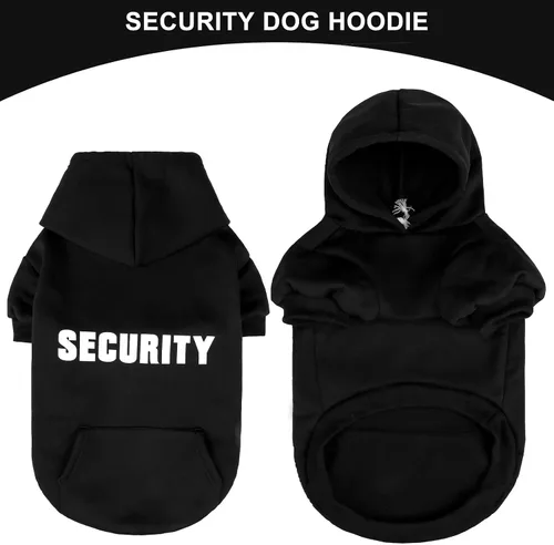 Vista 5 de EXPAWLORER Sudadera con capucha para perro, suave y cálida con agujero para correa, disfraz de Halloween para perros de invierno y otoño, ropa