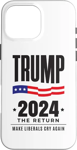 Vista 19 de iPhone 13 Pro Max Trump 2024 - The Return - Make Liberals Cry Again - Funda de elección