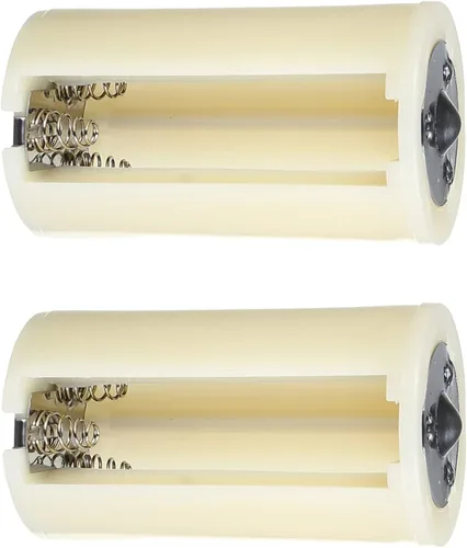 Vista 12 de Heyiarbeit 1 unids blanco AA a D tamaño de conexión paralela adaptadores de batería convertidor casos adaptador D 3501A para electrónica