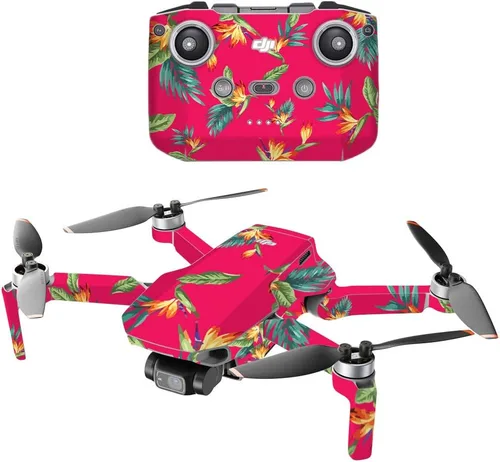 Vista 31 de MightySkins - Compatible con DJI Mini 2 Dron portátil - Blue Petals Funda protectora de vinilo duradera y única Fácil de aplicar, quitar