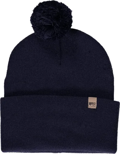 Vista 9 de Minus33 - Gorro de punto con pompón de peso medio, 100% lana merina, gorro de invierno