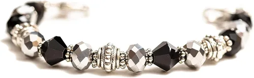 Vista 51 de Pulsera elástica de alerta médica, pulsera de identificación médica de repuesto intercambiable, etiqueta de identificación no incluida, cristales