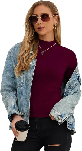 Vista 5 de PrinStory Camisetas de manga corta para mujer, para otoño, de negocios, elegantes, casuales, sin botones, a la moda 2023