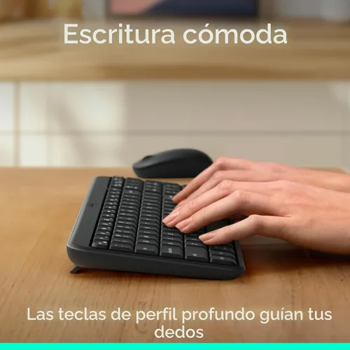 Vista 4 de Logitech Teclado Bluetooth K250 con teclado numérico, fácil conectividad, teclado inalámbrico compacto fabricado con plástico reciclado, resistente