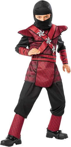 Vista 4 de JUST FOR PARTY Ninja Costume for Boys Kids for Halloween
