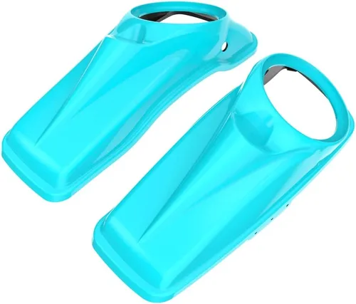 Vista 55 de Tapas para bocinas de motocicleta aptas para 2014+ Harley Touring Hard Saddle Bags - Whisky ámbar, 8 pulgadas Amber Whiskey