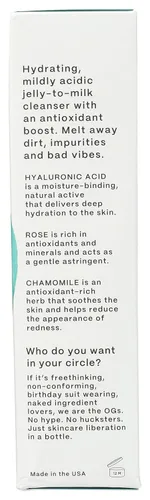 Vista 7 de Mad Hippie Gel Cleanser – Gel Cleanser – Jabón facial hidratante para mujeres/hombres con rosa, manzanilla y ácido hialurónico, 4 onzas líquidas