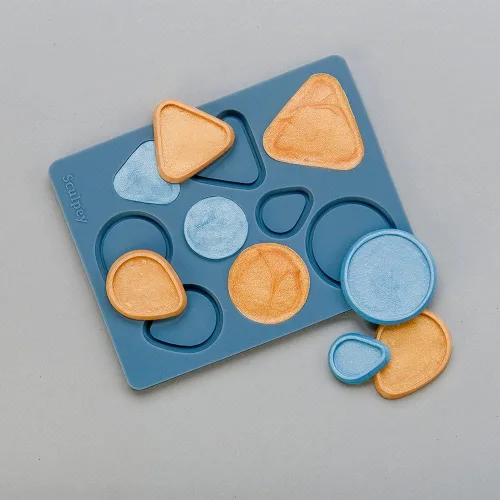 Vista 4 de Sculpey Herramientas Flexible Horno Seguro Silicona Bisel Molde