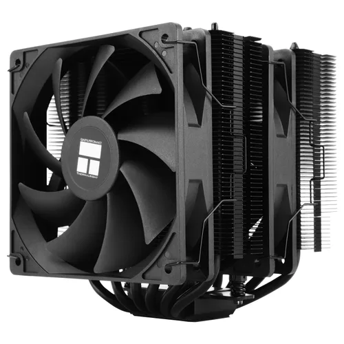 Vista 11 de Thermalright Peerless Assassin 120 Digital ARGB - Enfriador de CPU de aire negro con 6 tubos de calor de 6mm, cubierta superior de tablero de PA120