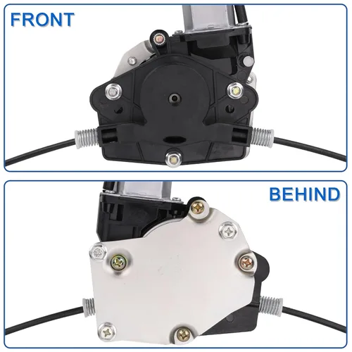 Vista 5 de Obaee 741-556 Conjunto de motor y regulador de elevalunas eléctrico delantero izquierdo del lado del conductor compatible con Jeep Grand Cherokee WJ