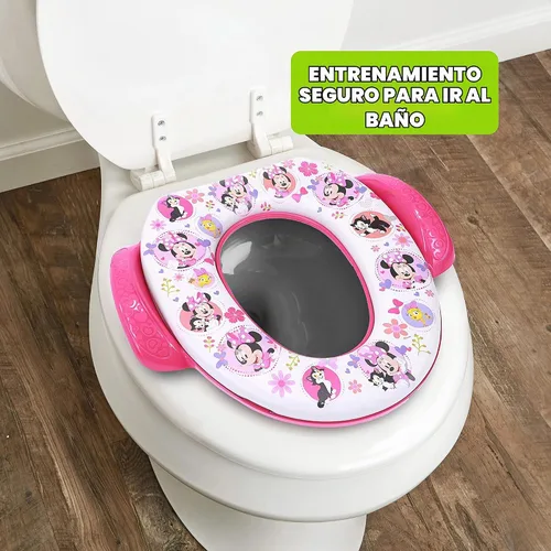 Vista 5 de Ginsey Disney Minnie Mouse "Believe in Me" - Asiento suave para orinal