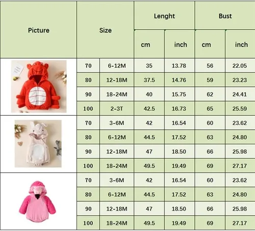 Vista 6 de Liangchengmei Mameluco unisex de franela para bebé, niña y niño, disfraz de animal con capucha, traje de dibujos animados