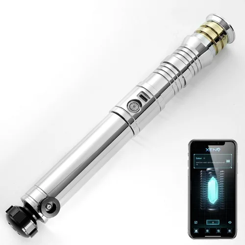 Vista 8 de CUSTOM SABER Sable de luz Xenopixel 3.0 de oscilación suave, sable de luz de 34 fuentes de sonido, control de movimiento, sables de luz que cambian