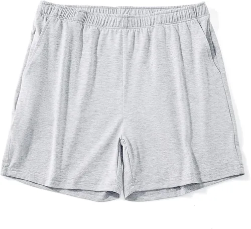 Vista 15 de AIMPACT Pantalones cortos de pijama para hombre con entrepierna de 4 Negro