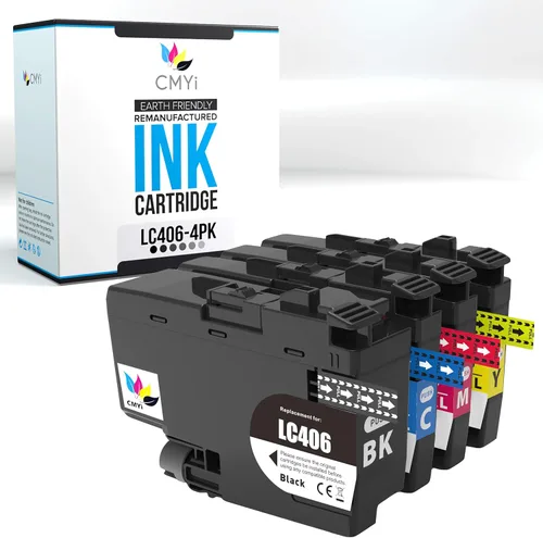 Vista 11 de LC406 Cartucho de tinta de repuesto negro para Brother MFC-J4335DW J4335DW XL J4340DW J4345DW J4345DW XL J4535DW J4535DW XL J4540DW J4540DW XL