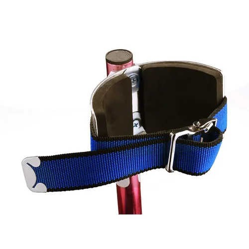 Vista 8 de Pentagon Tools - Pilotes de aluminio con resorte de 18 a 30 pulgadas con una correa de talón de bloqueo para construcción, pintura y acabado (rojo)