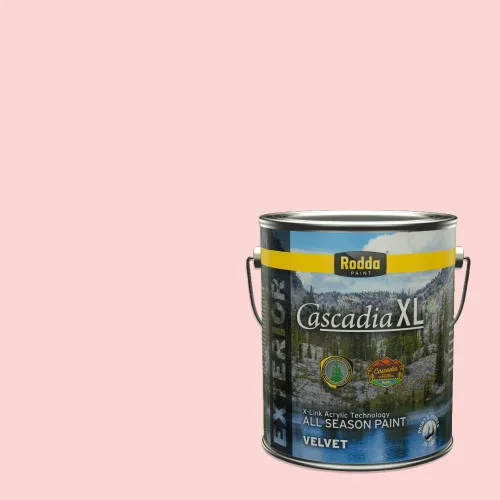 Vista 128 de Rodda Paint CASCADIA XL - Pintura e imprimación satinada para exteriores en uno, cuarto de galón, blanco abstracto