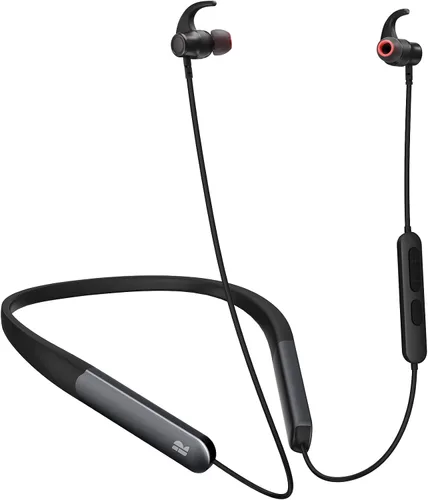 Vista 7 de Rythflo auriculares Bluetooth, auriculares inalámbricos con micrófono de 150 horas de reproducción, banda magnética para el cuello, auriculares