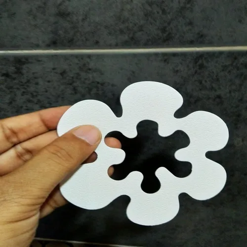 Vista 8 de COMPAC HOME Select Safe-T-Shapes, Large, White Daisy 14 Count (Pack of 2)