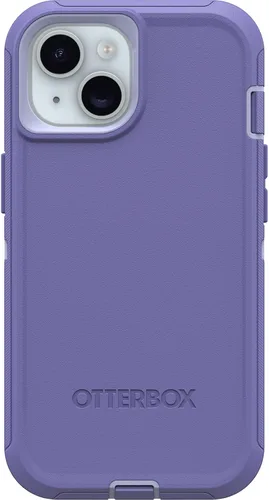 Vista 9 de OtterBox iPhone 16e, 15, 14 y 13 Defender Series - Negro, sin pantalla, resistente y duradero, con protección de puerto, se ajusta a MagSafe