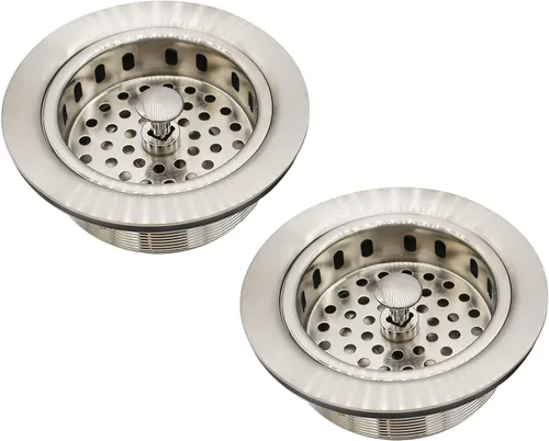 Vista 14 de Westbrass D214-12A - Colador grande para fregadero de cocina de 3-1/2 pulgadas, bronce antiguo