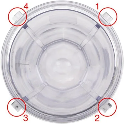 Vista 2 de Piezas de repuesto para licuadora, compatible con Ninja, cuchilla extractora de 7 aletas de copa de 24 onzas, compatible con Nutri, compatible
