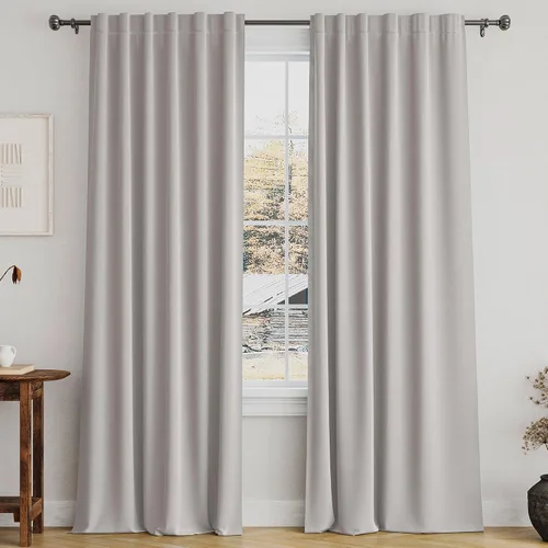 Vista 76 de Turquoize Cortinas Opacas con Aislamiento Térmico Paneles de Tratamiento de Ventanas con Bolsillo para Barra Paneles de Ventana para Ventanas