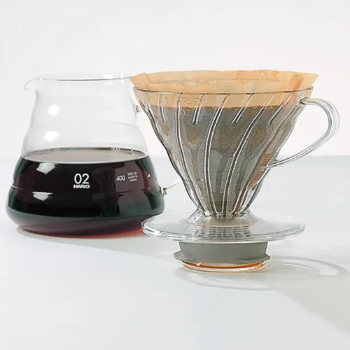 Vista 4 de Hario V60 Glass Range - Servidor de café, 12.2 fl oz, transparente