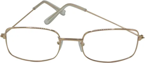 Vista 5 de 4E's Novelty Gafas de disfraz de anciana para niños y adultos, anteojos falsos rectangulares dorados, anteojos de anciana para el día 100