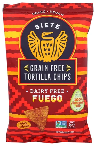 Vista 7 de Siete Chips de tortilla sin granos, sin gluten, aprobados por Whole30, paleo, vegano, sin OMG, chips de inmersión, 5 onzas (paquete de 3)