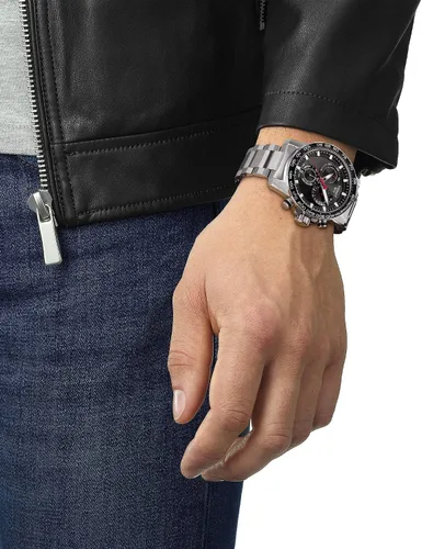 Vista 5 de Tissot Reloj casual Supersport Chrono de acero inoxidable para hombre