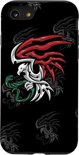 Vista 18 de Bandera de México - Funda estilo tribal del escudo de armas mexicano para iPhone 17