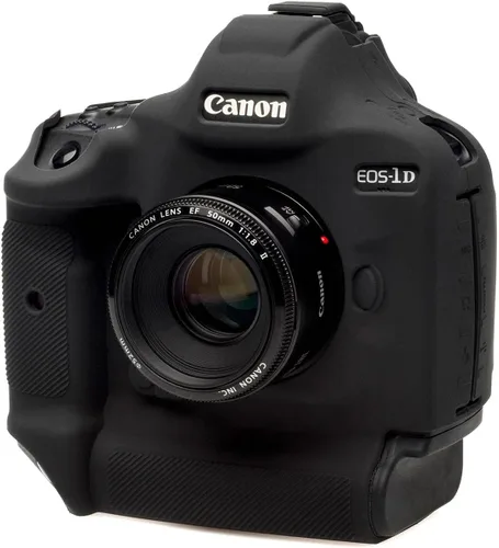 Vista 3 de EasyCover Funda protectora de silicona para cámaras Canon EOS 1Dx, 1Dx Mark II y Mark III, color negro