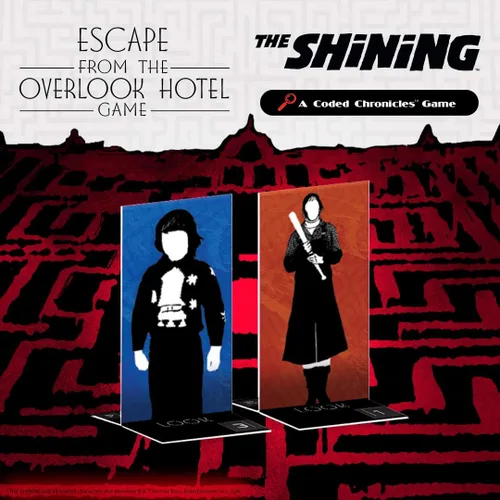 Vista 5 de USAOPOLY El resplandeciente escape de The Overlook Hotel Un juego de crónicas codificadas