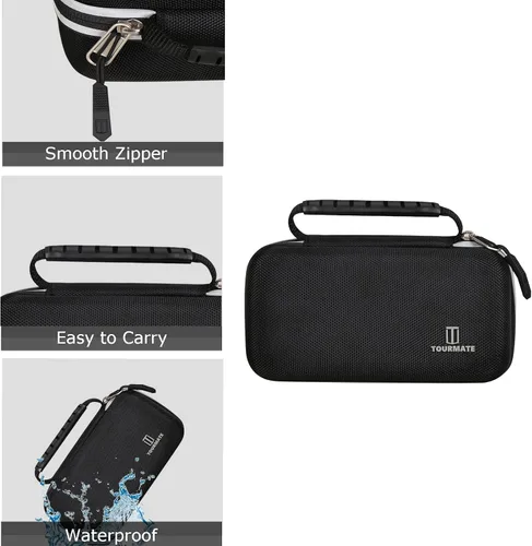Vista 4 de Tourmate Estuche rígido para cámara de vlogging digital Acoletty 4K, carcasa protectora de almacenamiento para viajes