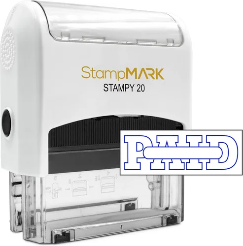 Vista 12 de StampMark Sello de oficina de goma autoentintado con tinta azul (aprobado) - tamaño pequeño