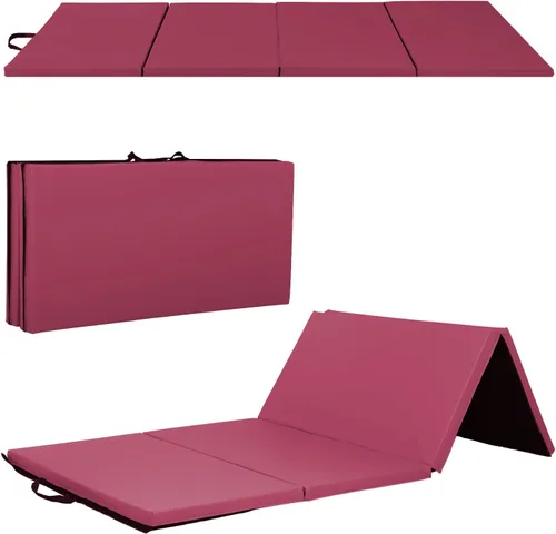 Vista 20 de Gymnastics Mats Foldable Tumbling Mats Portable Gymnastics Exercise Mat Thick Gymnastics Tumbling Mats Pad Home Exercise Panel Mat With Carrying