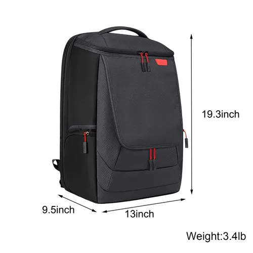 Vista 4 de Console Backpack with PS5, Large Capacity Travel Carrying Case for Sony PlayStation5 Console Digital Edition, Storage for Controller