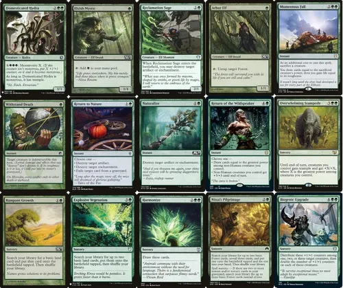 Vista 4 de Hydra Commander Deck – Mono Green – EDH – 100 cartas – Custom Magic The Gathering Deck – Muy fuerte