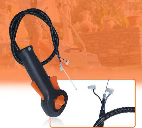 Vista 2 de Soporte de interruptor de mango de cable del gatillo del acelerador para Stihl Fs75 Fs80 Fs85 Trimmer Brush Cutter
