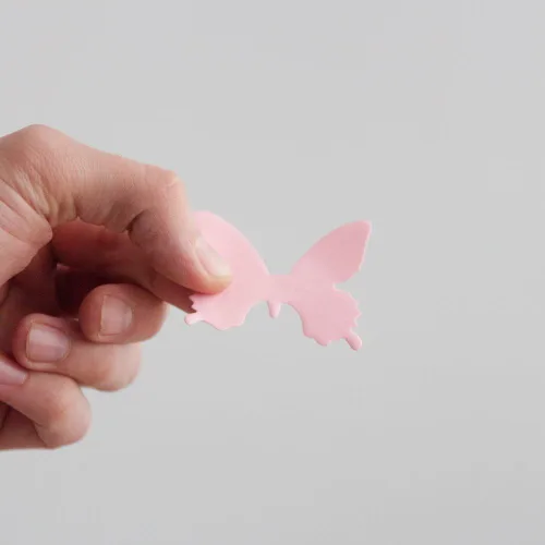 Vista 5 de Suck UK Paquete múltiple de notas adhesivas de mariposa 3D, blocs de notas de papel adhesivo