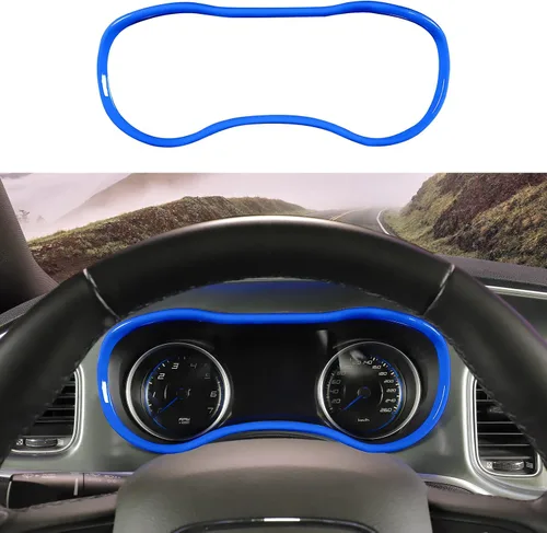 Vista 14 de Voodonala Consolas centrales de fibra de carbono para cargador, tablero de instrumentos, accesorios interiores para Dodge Charger 2015-2026+, 1